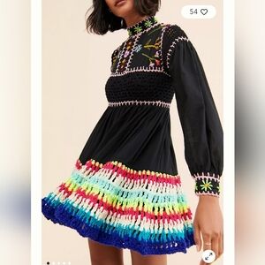 CeliaB Scarlett Mixed Media Dress